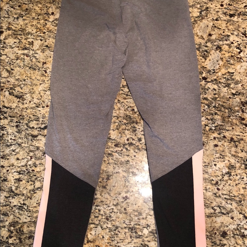 Pink Victoria’s Secret Large Color Block Legging - Picture 2 of 3